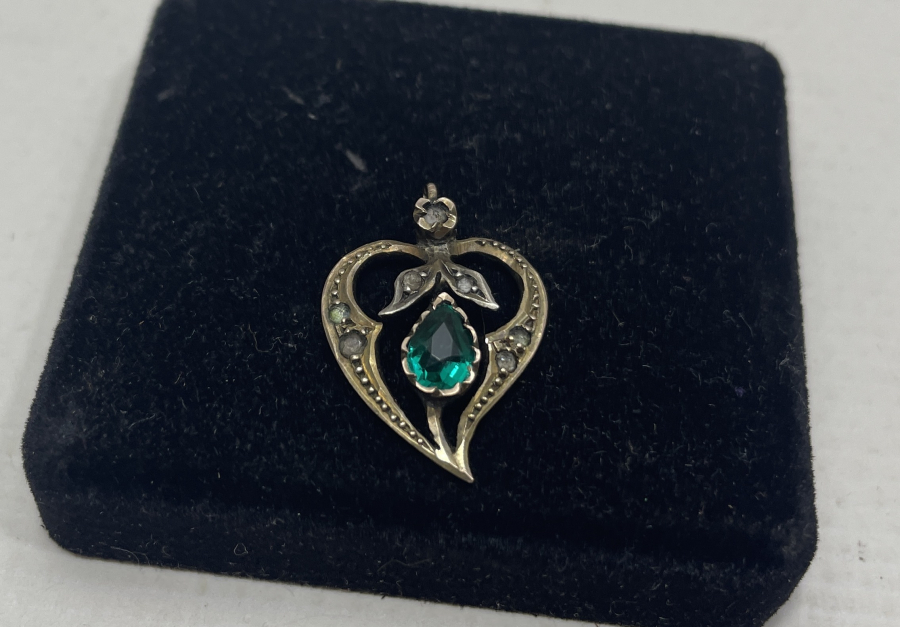 OSMANLI DÖNEMİ ÇOK NADİR ALTIN ÜZERİ ELMAS TAŞLI KOLYE UCU