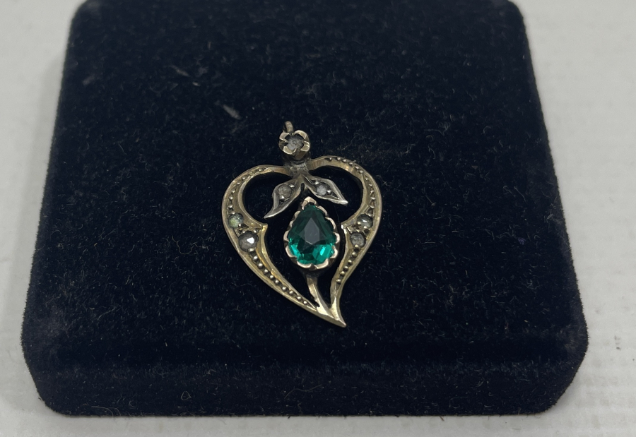 OSMANLI DÖNEMİ ÇOK NADİR ALTIN ÜZERİ ELMAS TAŞLI KOLYE UCU