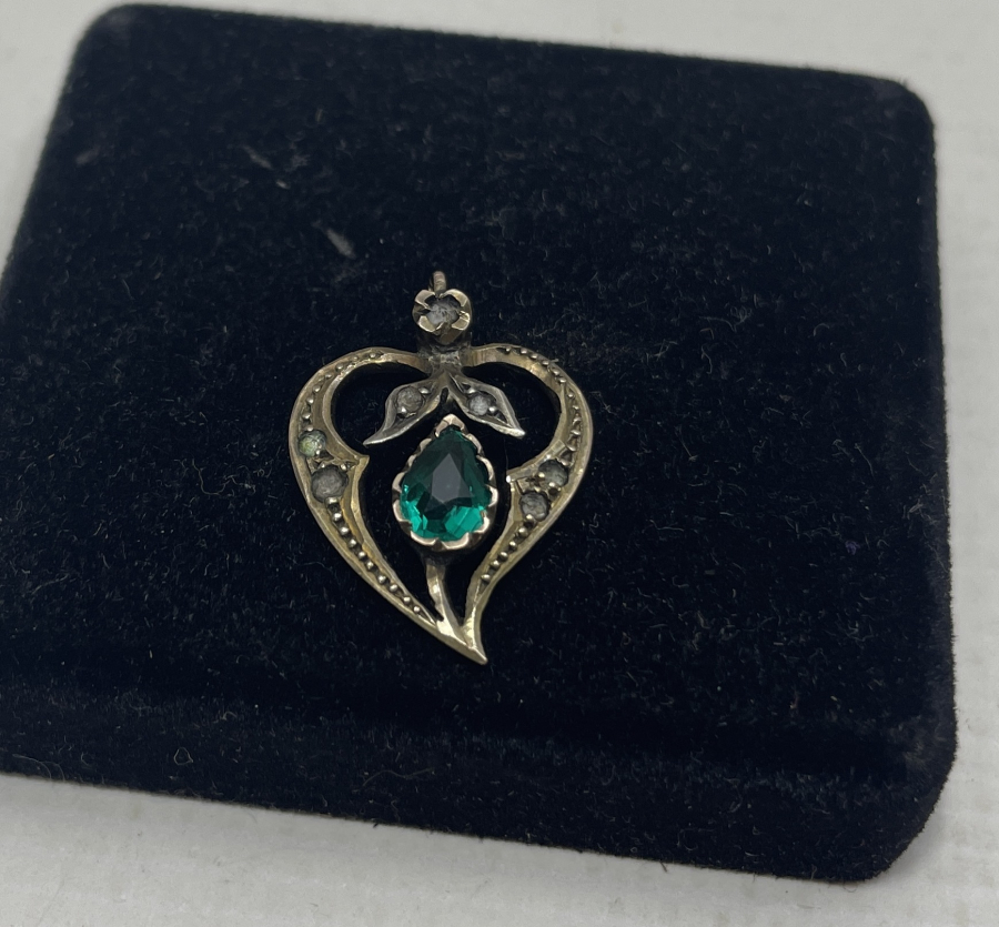 OSMANLI DÖNEMİ ÇOK NADİR ALTIN ÜZERİ ELMAS TAŞLI KOLYE UCU