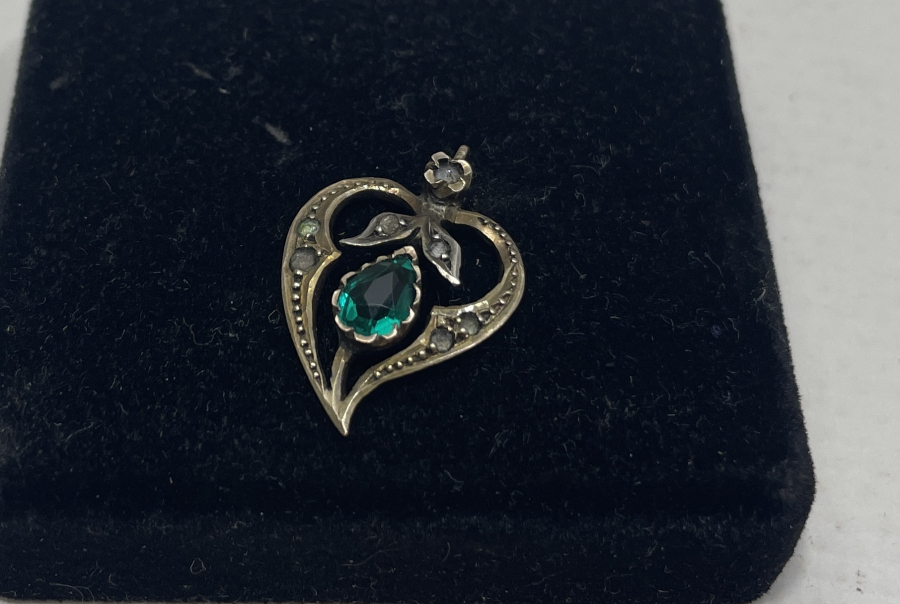 OSMANLI DÖNEMİ ÇOK NADİR ALTIN ÜZERİ ELMAS TAŞLI KOLYE UCU