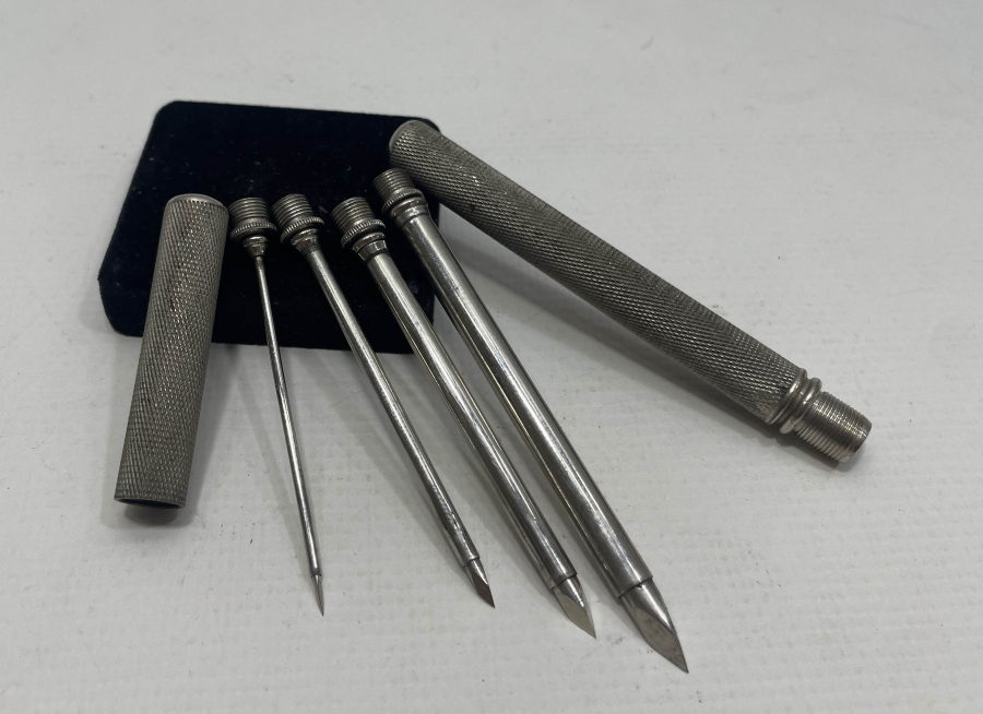 OSMANLI DÖNEMİ FARKLI BOYLARDA ÇOK NADİR HAKKAK - KAZIMA ALETLERİ