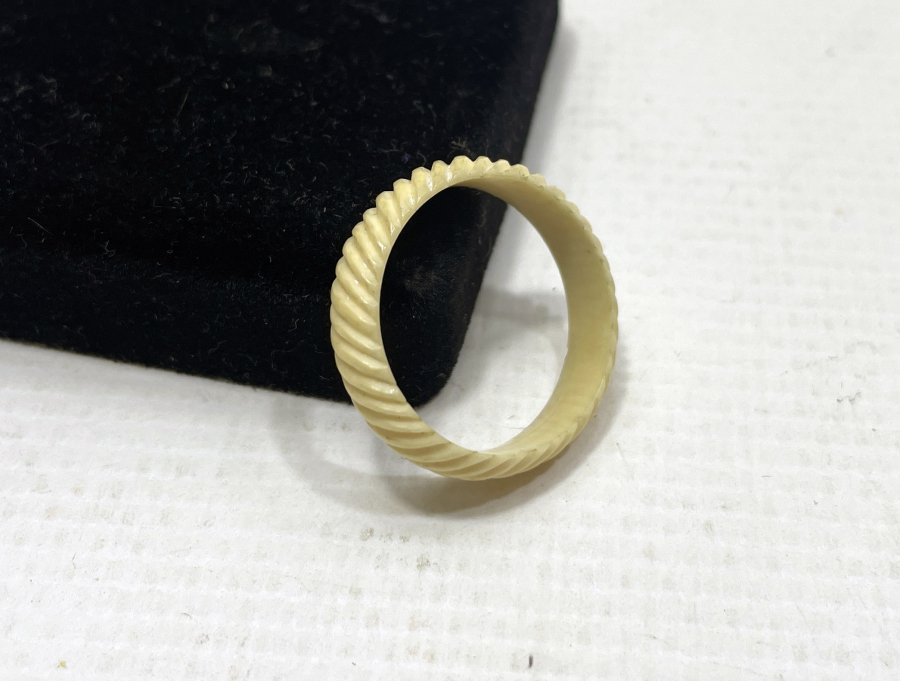 OSMANLI DÖNEMİ FİL DİŞİNDEN MAMUL YÜZÜK