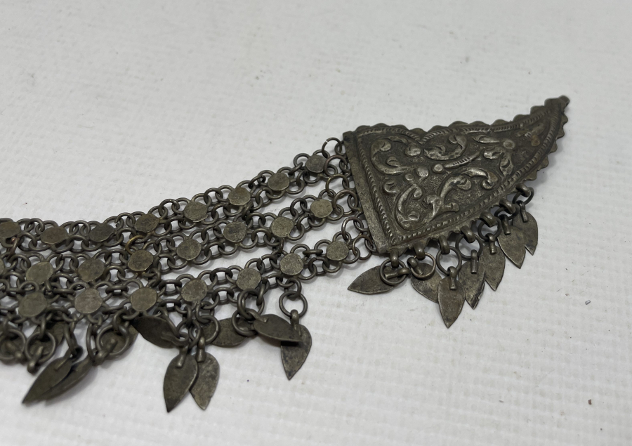 OSMANLI DÖNEMİ KABARTMA İŞÇİLİKLİ GELİN ALINLIĞI