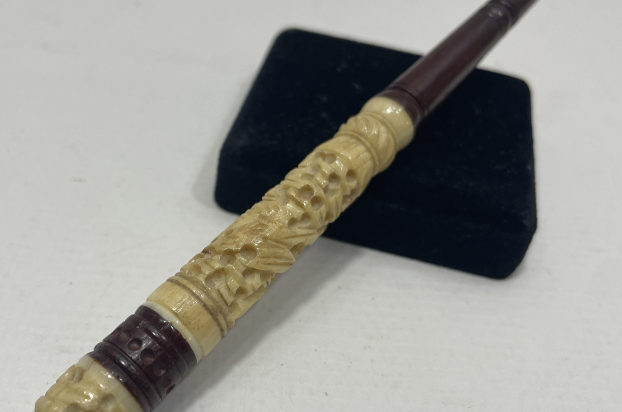 OSMANLI DÖNEMİ KEMİK ÜZERİ İŞLEMELİ NADİR DİVİT