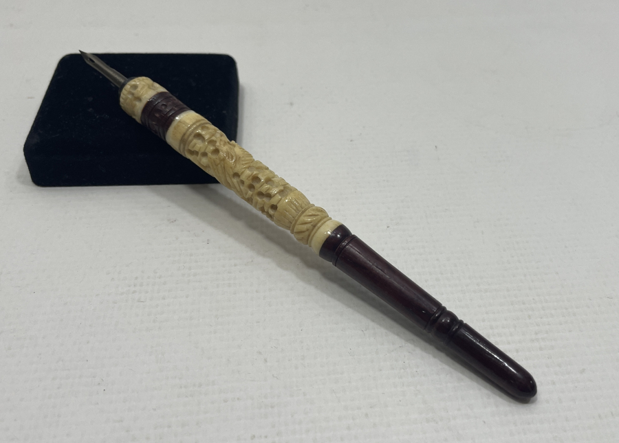 OSMANLI DÖNEMİ KEMİK ÜZERİ İŞLEMELİ NADİR DİVİT