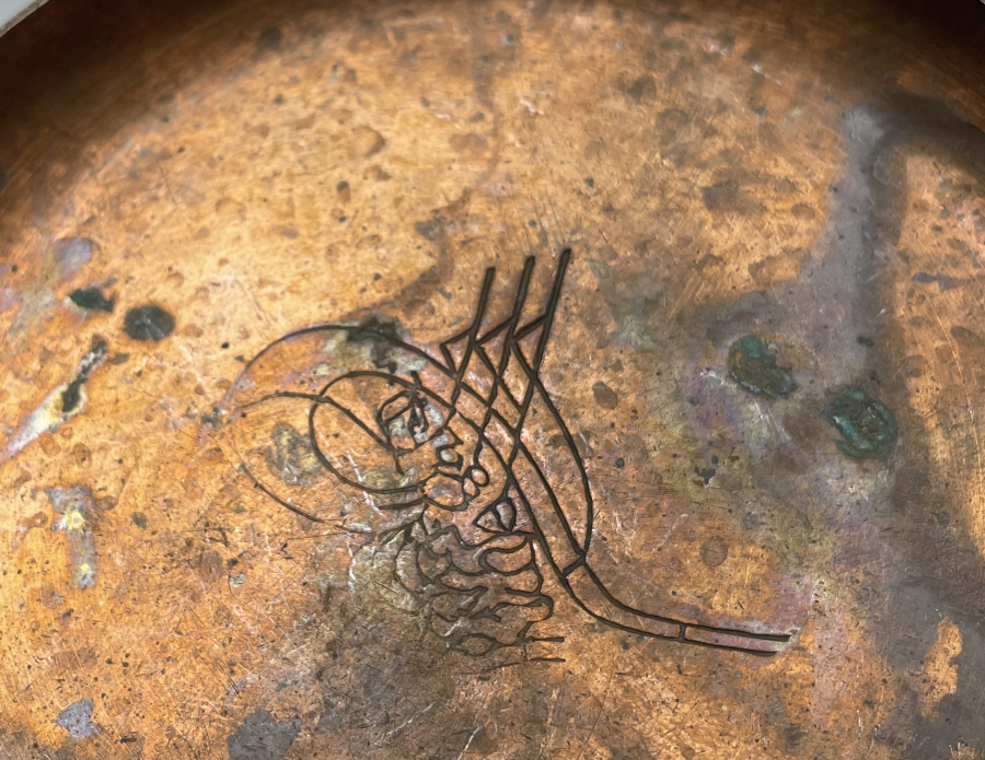 OSMANLI DÖNEMİ ORTASI TUĞRALI SÜLEYMANİYE İŞİ İFTARİYELİK