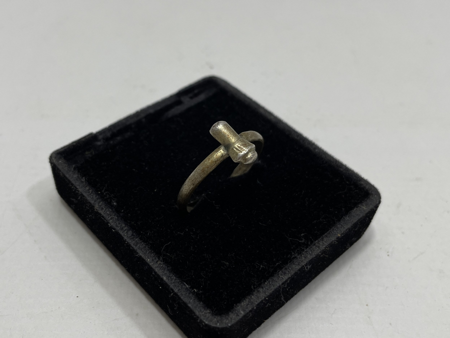 OSMANLI DÖNEMİ SİKKELİ GÜMÜŞ DERVİŞ YÜZÜĞÜ