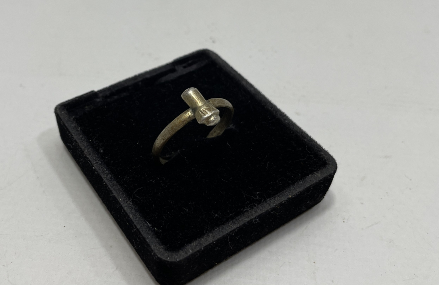 OSMANLI DÖNEMİ SİKKELİ GÜMÜŞ DERVİŞ YÜZÜĞÜ