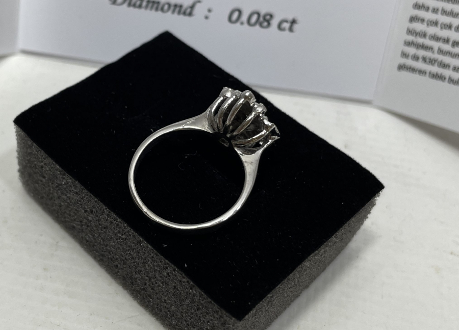 PIRLANTA TAŞLI ÖZEL YAPIM YÜZÜK