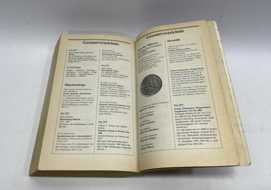 1980 YILI BASIMI  ALMAN PARA KATALOĞU - NÜMİZMAT KATALOĞU