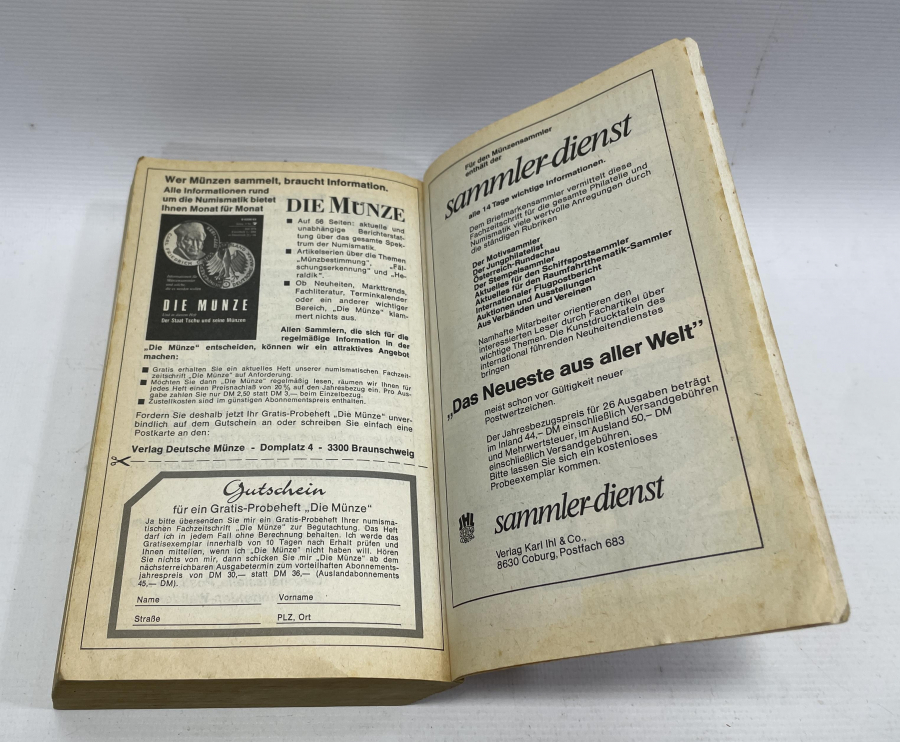 1980 YILI BASIMI  ALMAN PARA KATALOĞU - NÜMİZMAT KATALOĞU