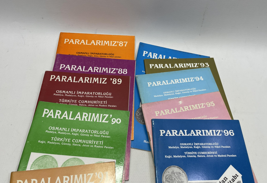 1987-1996 YILLARI ARASINA AİT TAM TAKIM PARA VE MADALYA KATALOĞU 