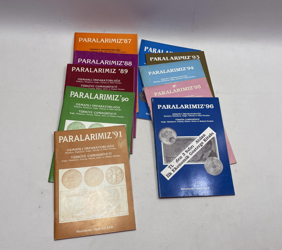 1987-1996 YILLARI ARASINA AİT TAM TAKIM PARA VE MADALYA KATALOĞU 