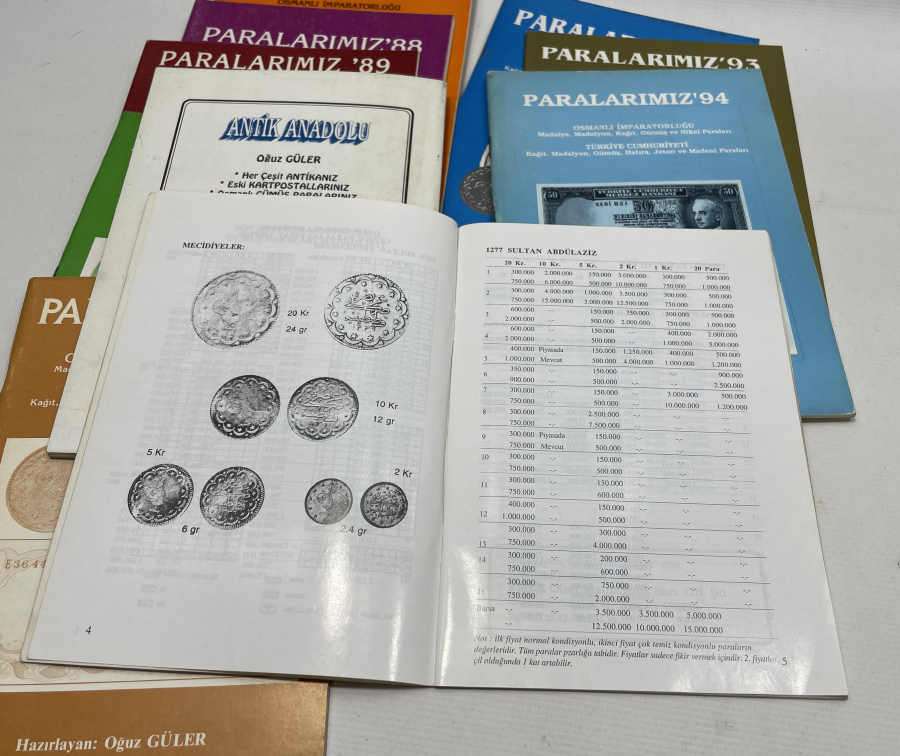 1987-1996 YILLARI ARASINA AİT TAM TAKIM PARA VE MADALYA KATALOĞU 