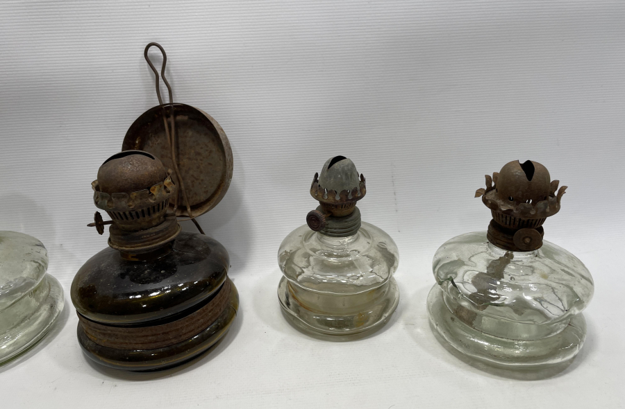 5 ADET ANTİKA GAZ LAMBASI LOTU