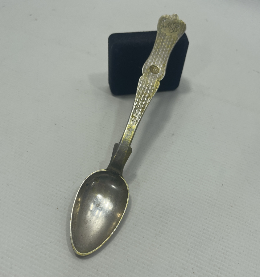 ABDÜLHAMİD HAN DÖNEMİ TUĞRALI GÜMÜŞ KAŞIK