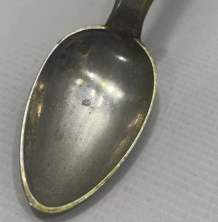 ABDÜLHAMİD HAN DÖNEMİ TUĞRALI GÜMÜŞ KAŞIK
