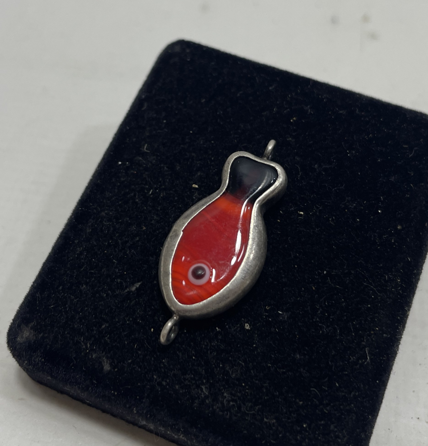 BALIK FORMUNDA GÜMÜŞ KOLYE UCU