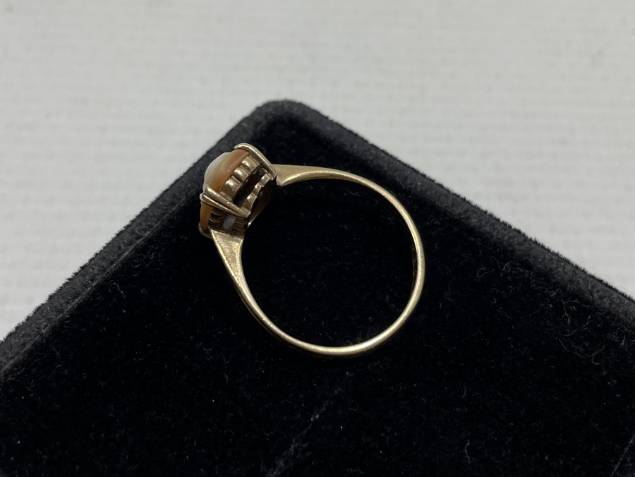 ÇOK NADİR ALTIN KAMEO YÜZÜK