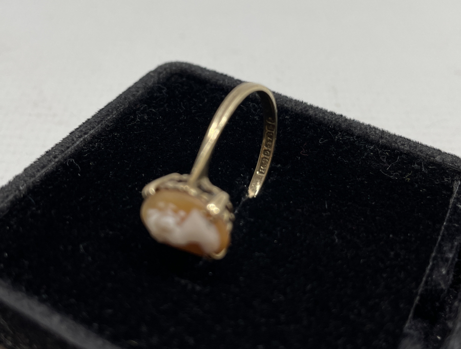 ÇOK NADİR ALTIN KAMEO YÜZÜK