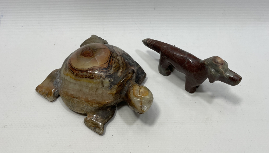 DOĞAL TAŞTAN YAPILMA 2 ADET BİBLO