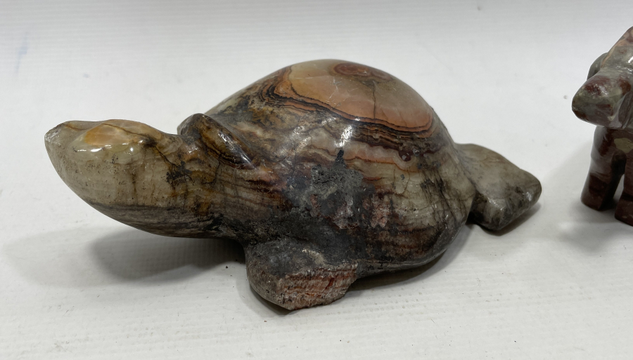 DOĞAL TAŞTAN YAPILMA 2 ADET BİBLO