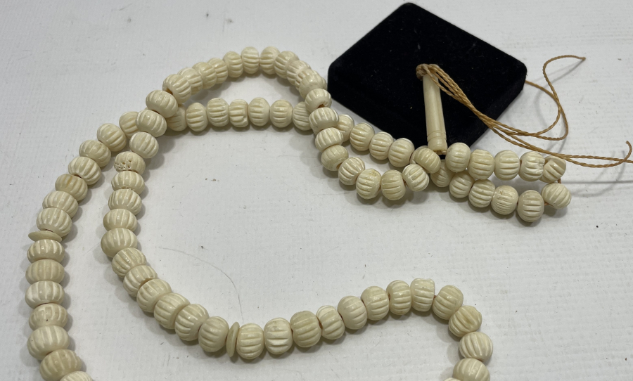 HABBELERİ DERVİŞ SİKKESİ FORMUNDA OSMANLI DÖNEMİ NAMAZ TESPİHİ