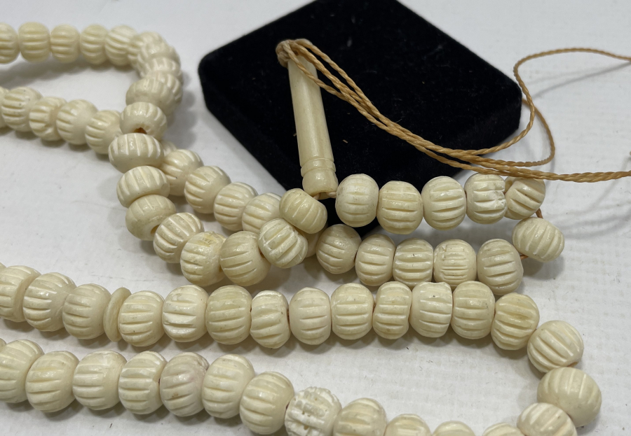 HABBELERİ DERVİŞ SİKKESİ FORMUNDA OSMANLI DÖNEMİ NAMAZ TESPİHİ