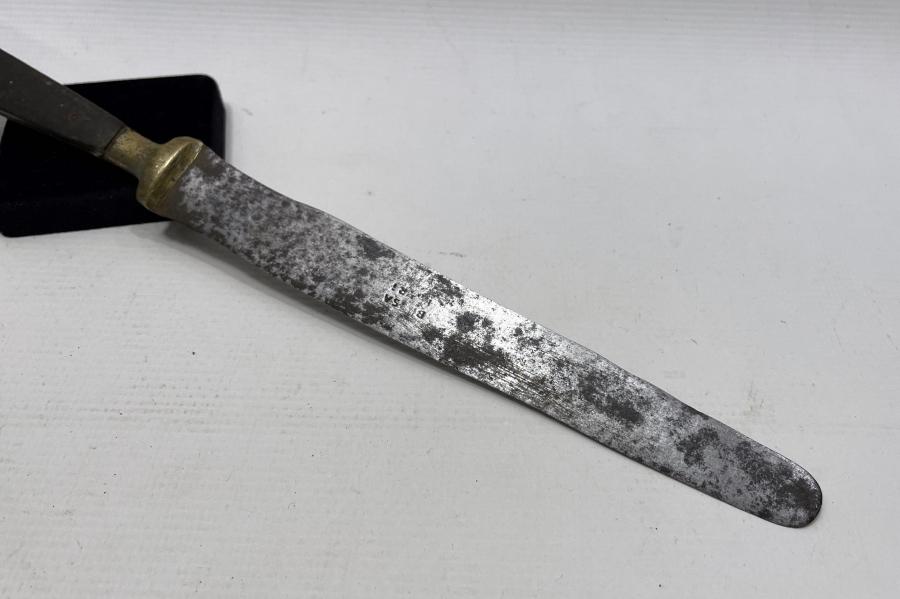 NADİR FORMDA BURSA İŞİ EL YAPIMI BÜYÜK BOY KAPARİ BIÇAĞI