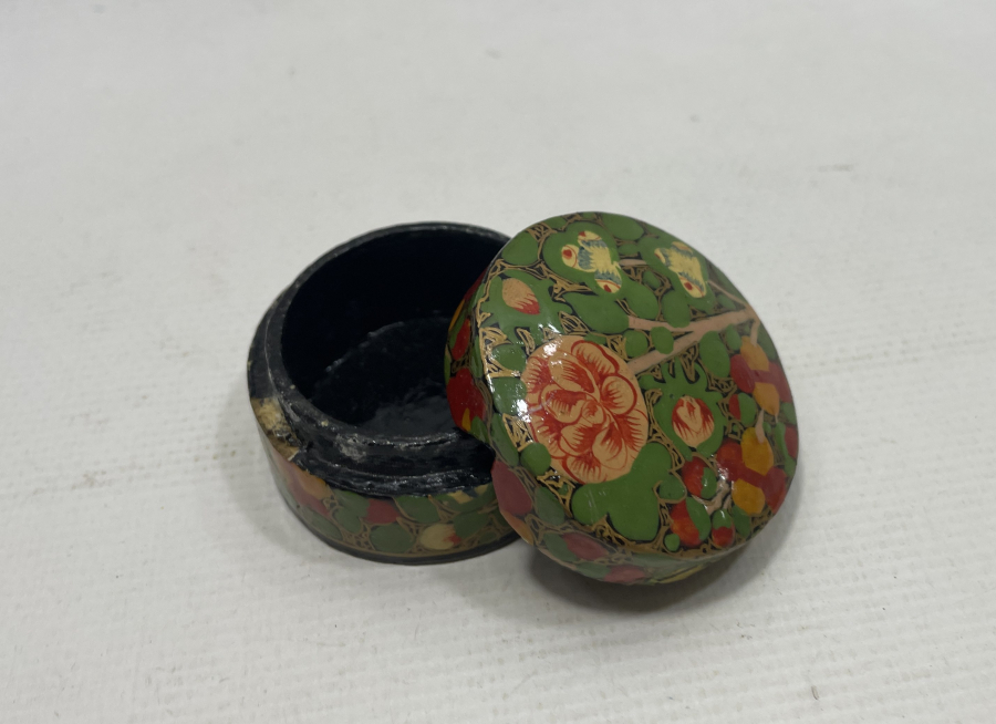 OSMANLI DÖNEMİ EL BOYAMA TESPİH KUTUSU