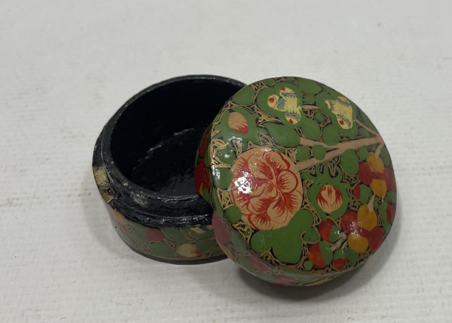 OSMANLI DÖNEMİ EL BOYAMA TESPİH KUTUSU