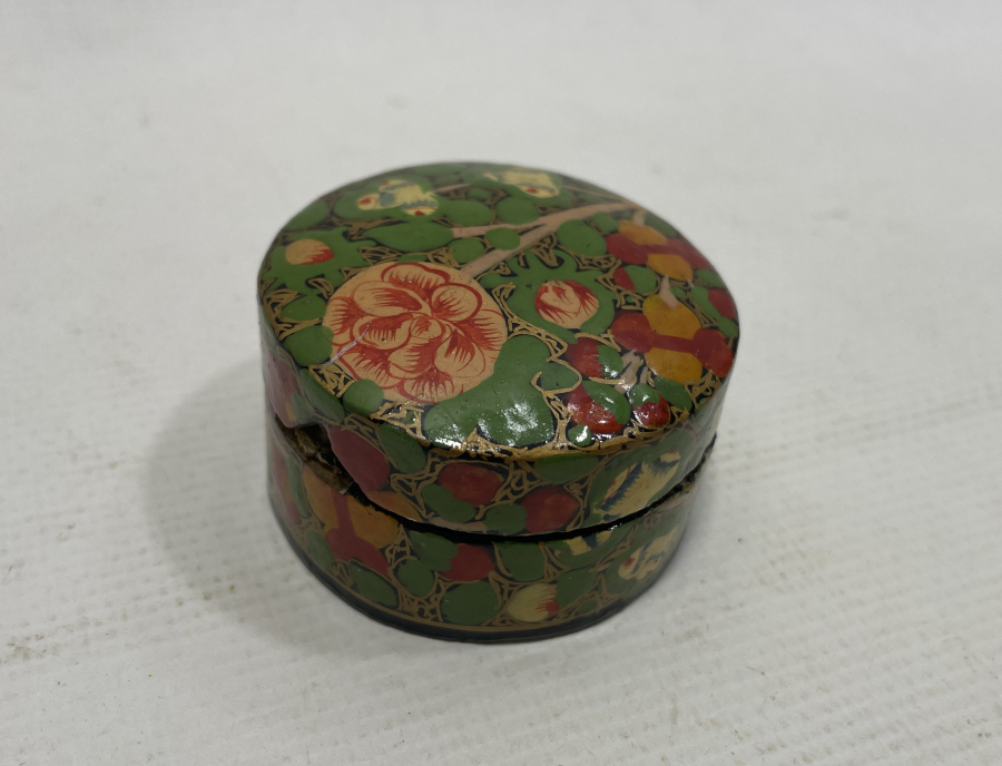 OSMANLI DÖNEMİ EL BOYAMA TESPİH KUTUSU