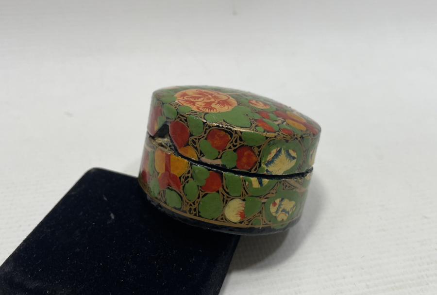 OSMANLI DÖNEMİ EL BOYAMA TESPİH KUTUSU