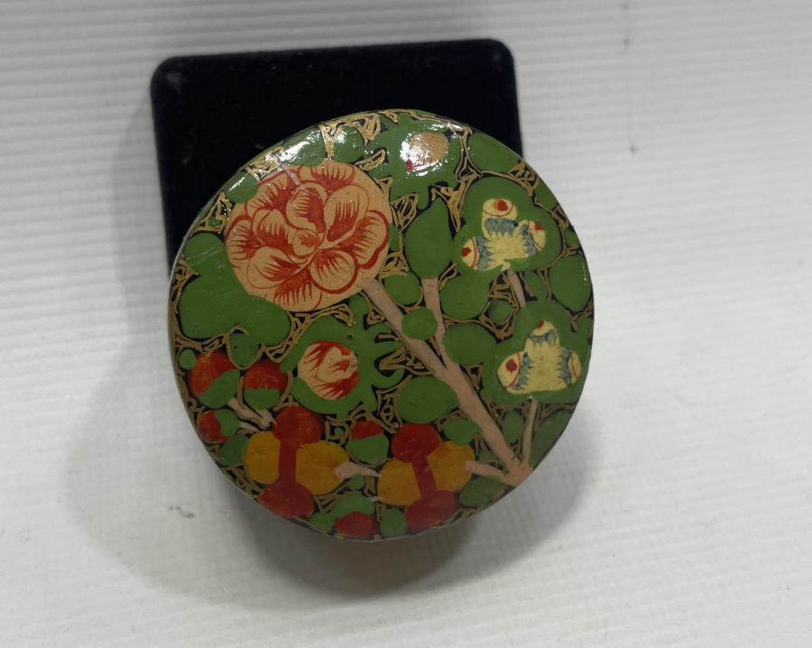 OSMANLI DÖNEMİ EL BOYAMA TESPİH KUTUSU