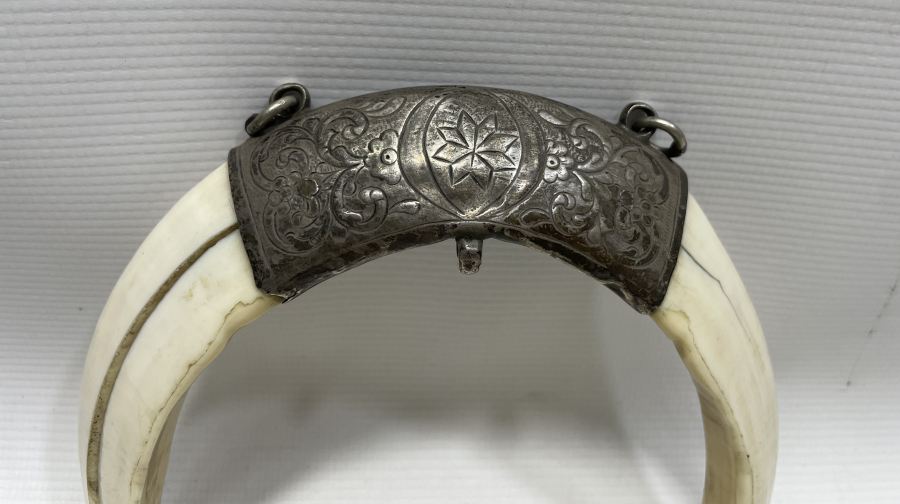 OSMANLI DÖNEMİ GÜMÜŞTEN MAMUL ŞAMAN İŞİ BÜYÜK BOY AT SÜSÜ