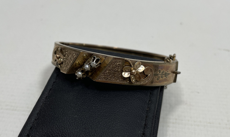 OSMANLI DÖNEMİ İNCİLİ ALTIN BİLEZİK