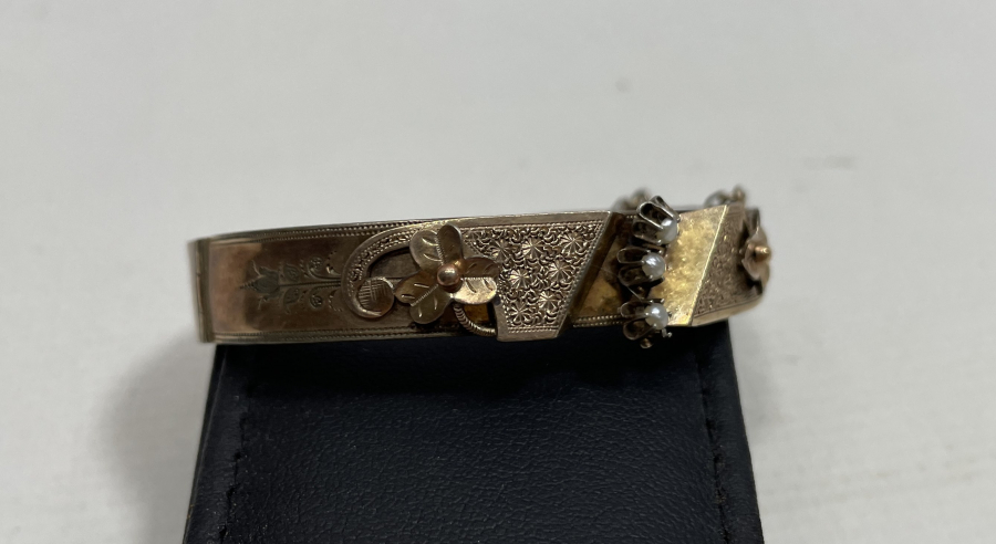 OSMANLI DÖNEMİ İNCİLİ ALTIN BİLEZİK