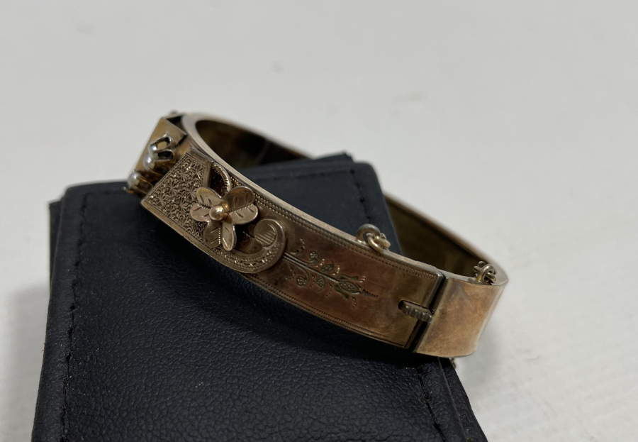 OSMANLI DÖNEMİ İNCİLİ ALTIN BİLEZİK