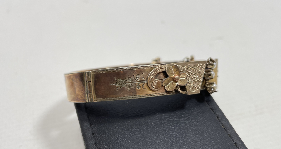 OSMANLI DÖNEMİ İNCİLİ ALTIN BİLEZİK