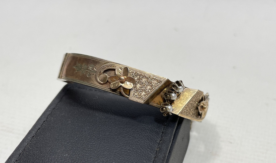 OSMANLI DÖNEMİ İNCİLİ ALTIN BİLEZİK