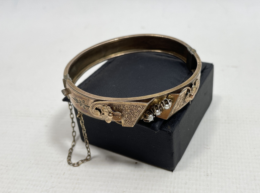 OSMANLI DÖNEMİ İNCİLİ ALTIN BİLEZİK