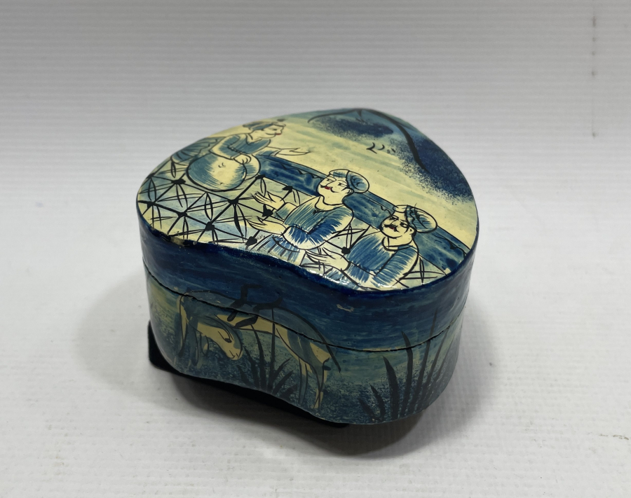 OSMANLI DÖNEMİ NADİR PAPİER MACHE TESPİH KUTUSU