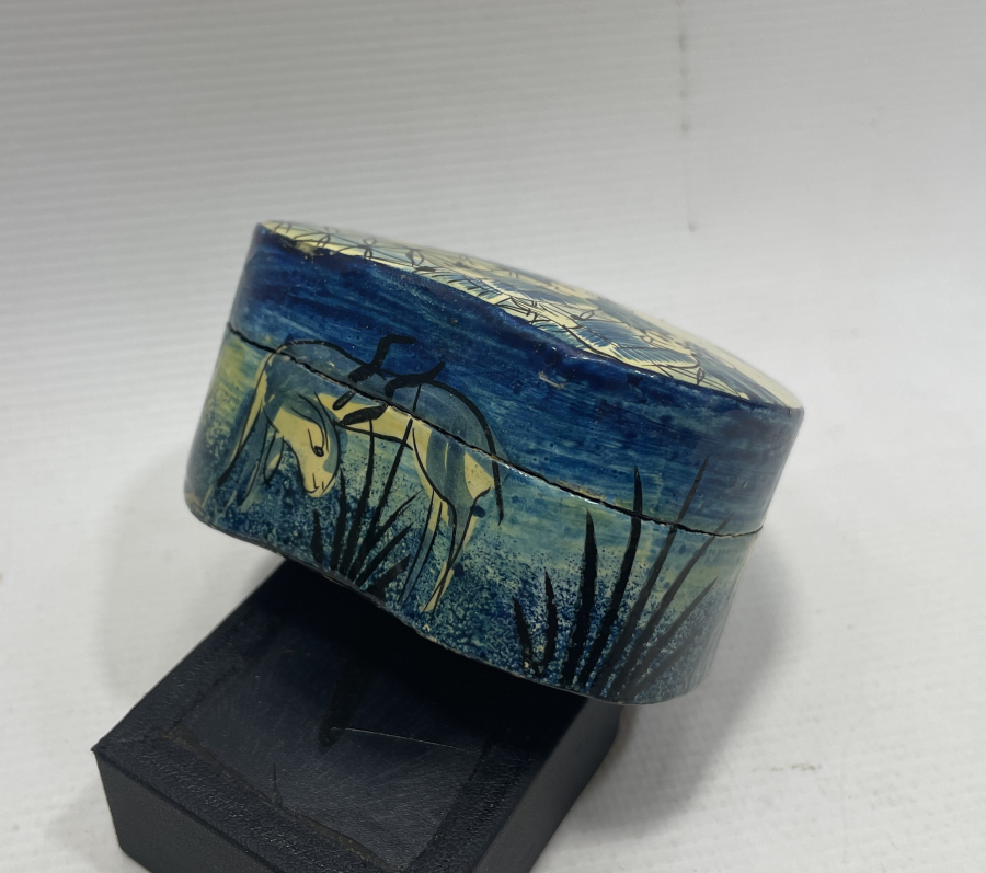 OSMANLI DÖNEMİ NADİR PAPİER MACHE TESPİH KUTUSU