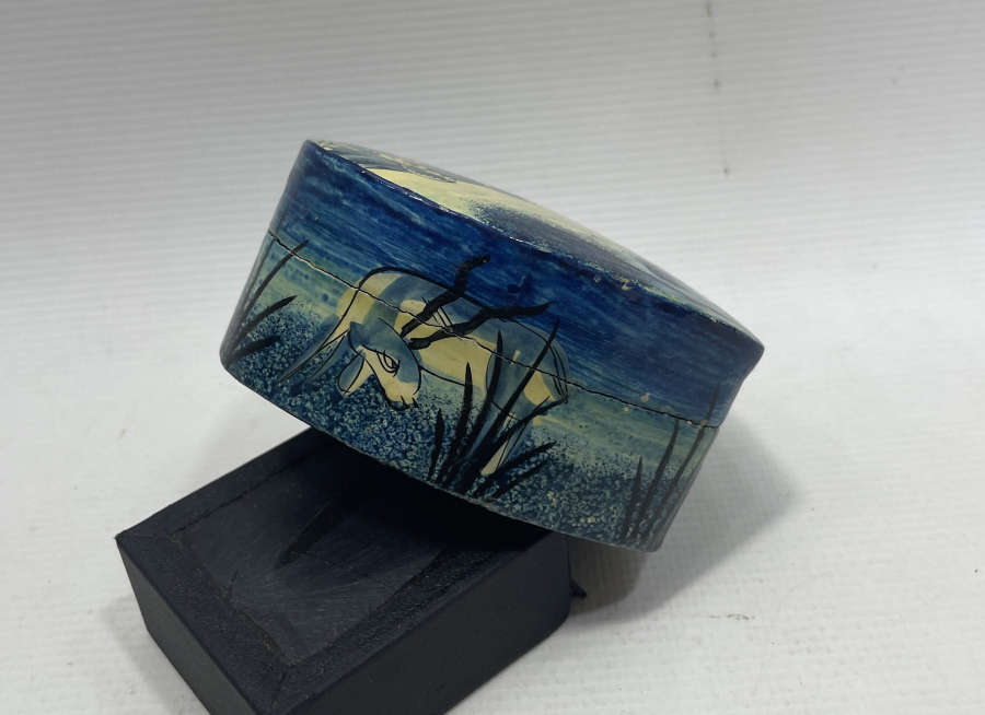 OSMANLI DÖNEMİ NADİR PAPİER MACHE TESPİH KUTUSU