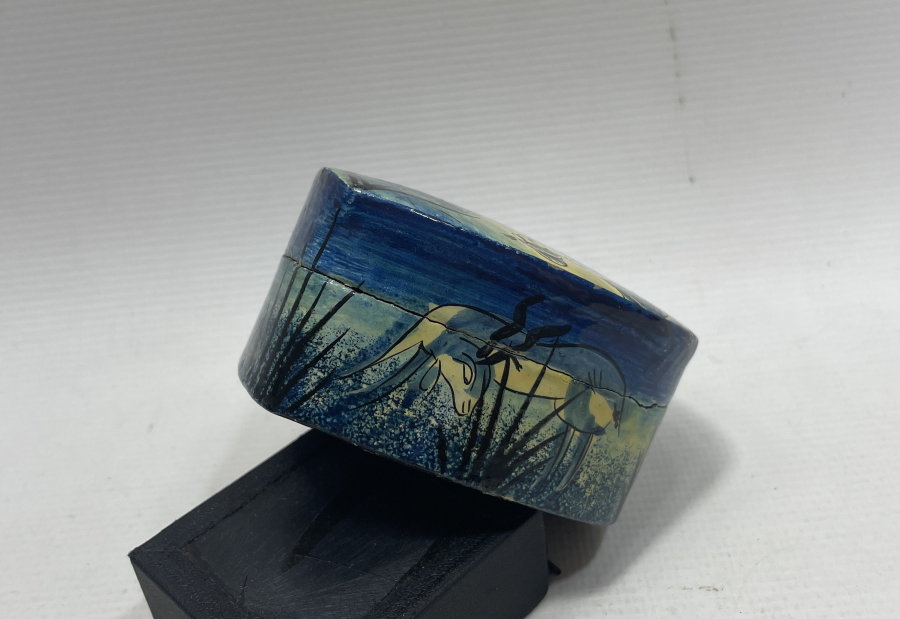 OSMANLI DÖNEMİ NADİR PAPİER MACHE TESPİH KUTUSU