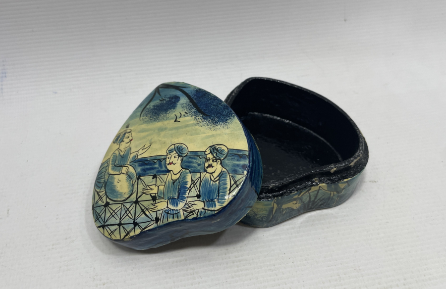 OSMANLI DÖNEMİ NADİR PAPİER MACHE TESPİH KUTUSU