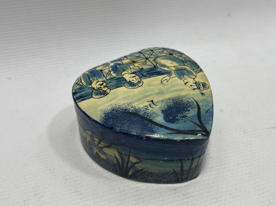 OSMANLI DÖNEMİ NADİR PAPİER MACHE TESPİH KUTUSU