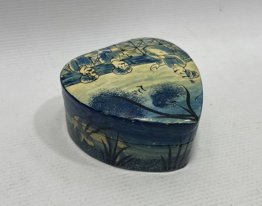 OSMANLI DÖNEMİ NADİR PAPİER MACHE TESPİH KUTUSU