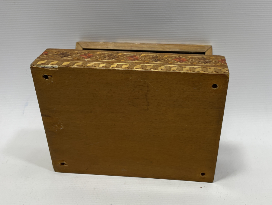 OSMANLI DÖNEMİ SAMAN İŞİ AHŞAP KUTU