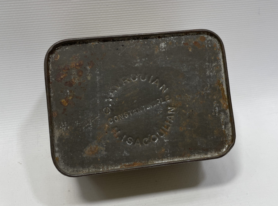 OSMANLI DÖNEMİ YAVRUYAN VE İSACYAN YAPIMI ÇOK NADİR ÇAY KUTUSU